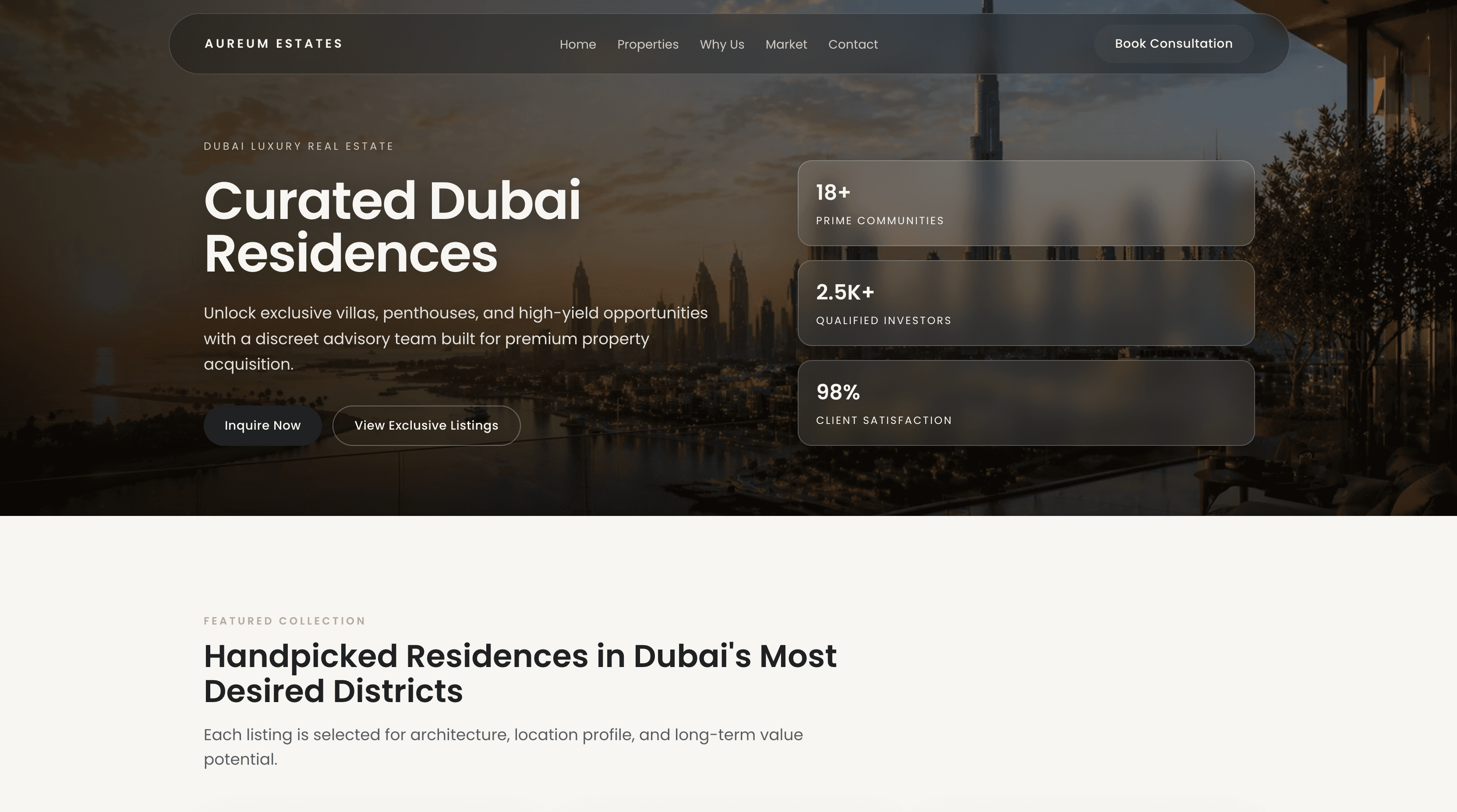 Real Estate Platform preview
